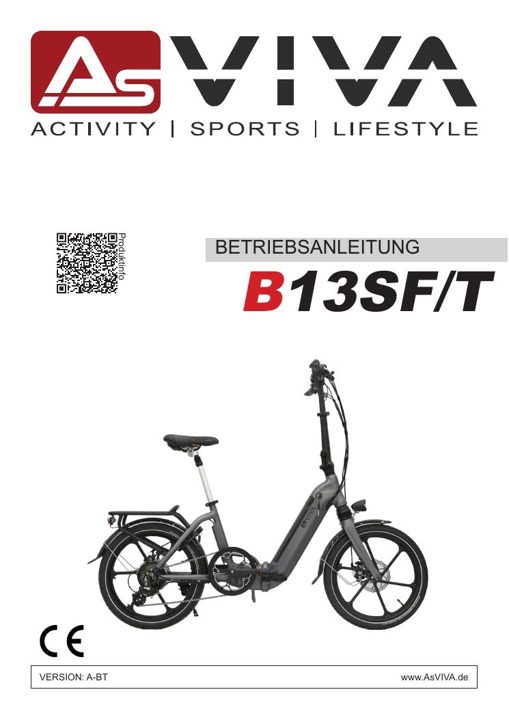 E-Bike vouwfiets B13
