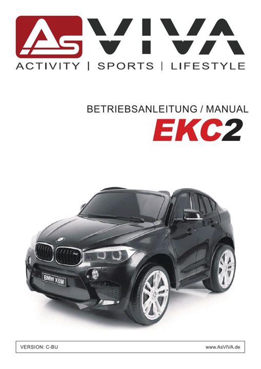 Elektro Auto X6 (JJ2168) EKC2_BLACK