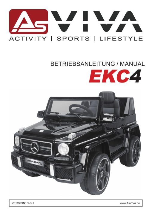 Elektro Auto AMG (JJ263) EKC4_BLACK