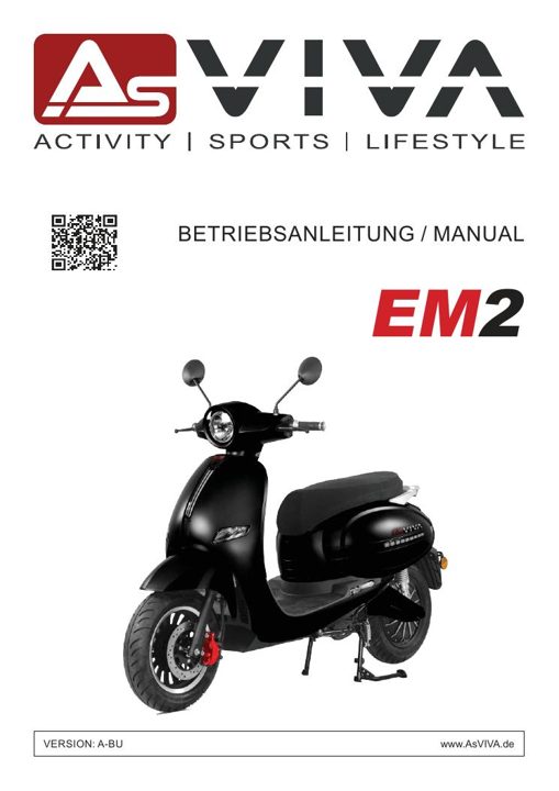 AsVIVA EM2 e-scooter accu 60V 22.4Ah Li-Ion