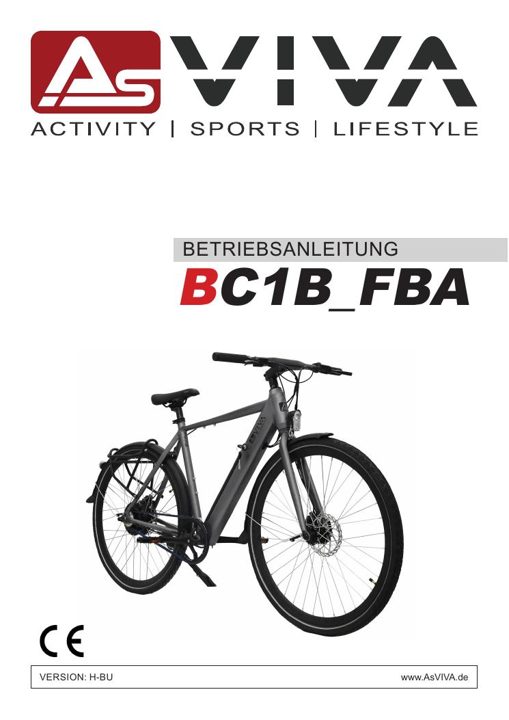 E-Bike BC1B – 28" Urban stadsfiets