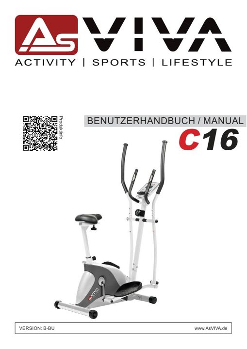 2in1 crosstrainer & hometrainer C16 Bedienungsanleitung