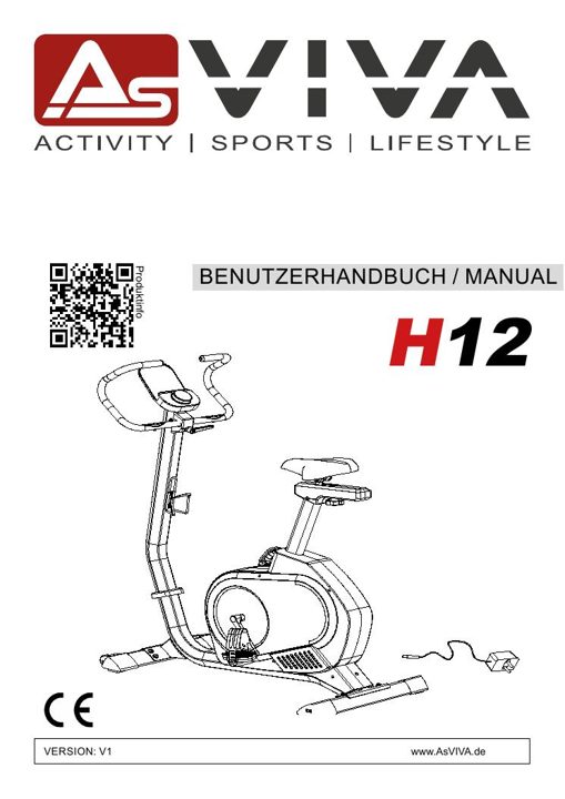 Ergometer hometrainer LED H12 lage instap