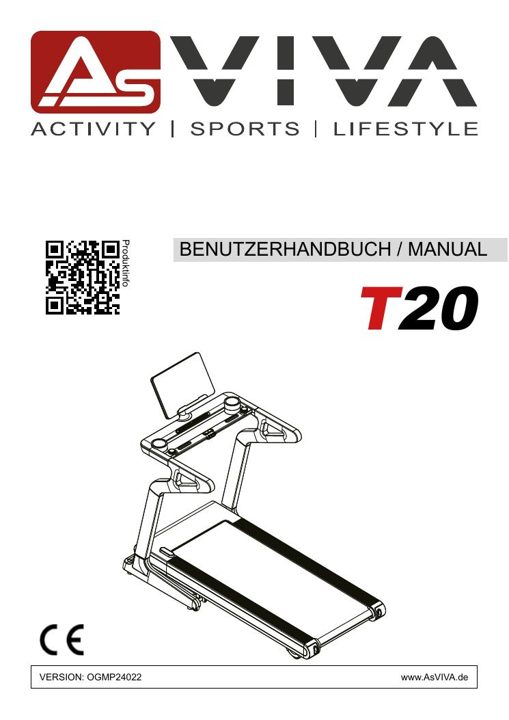 Loopband T20 Cardio Pro Runner Bedienungsanleitung