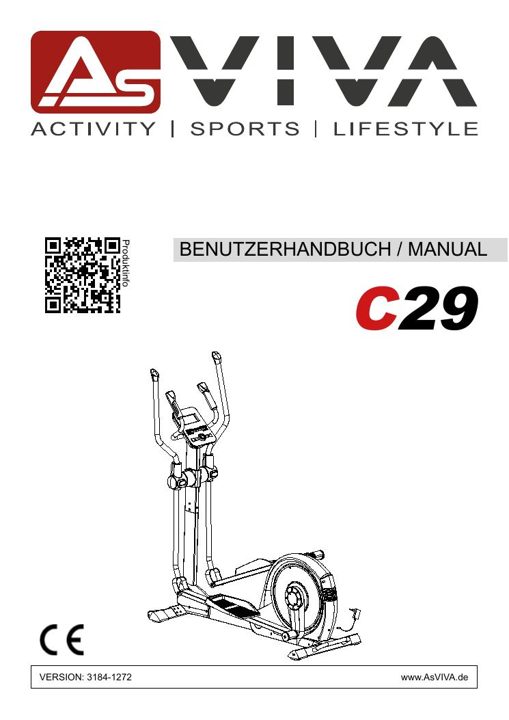 Crosstrainer C29 Pro Bedienungsanleitung