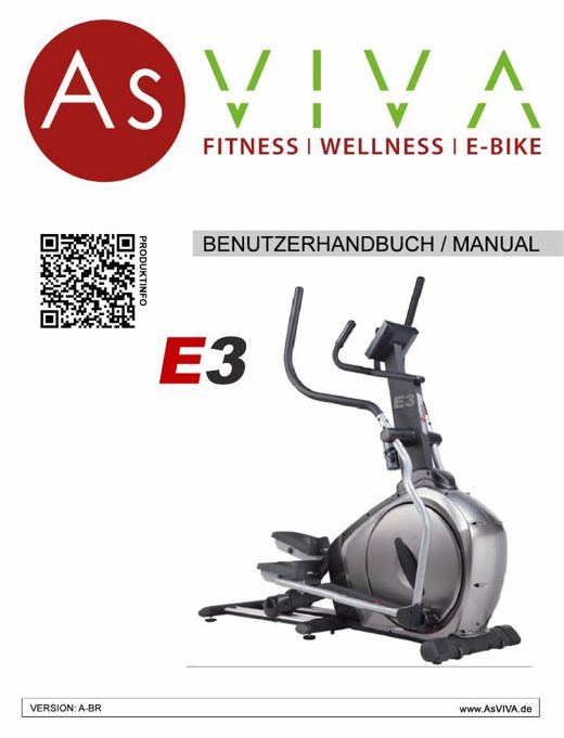 Crosstrainer Smart E3 Pro Bedienungsanleitung