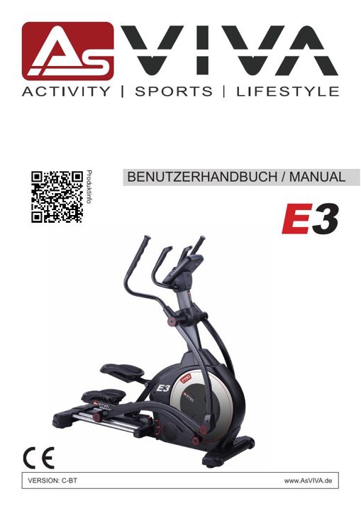 Crosstrainer Smart E3 Pro Bedienungsanleitung