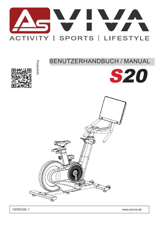 Speedbike Multimedia Studio Pro S20 Bedienungsanleitung