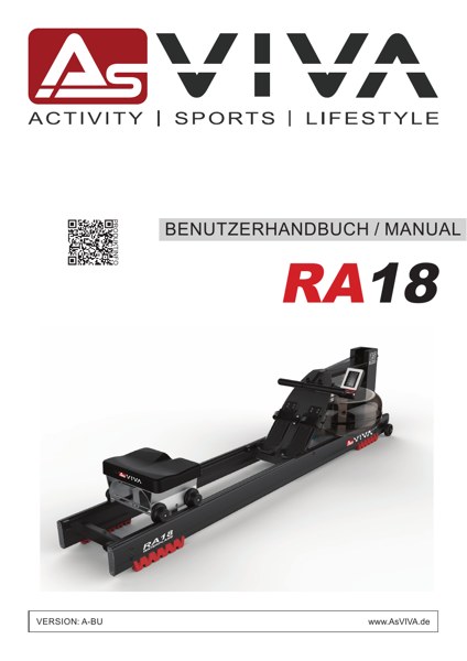 Waterroeimachine RA18 Pro Bedienungsanleitung