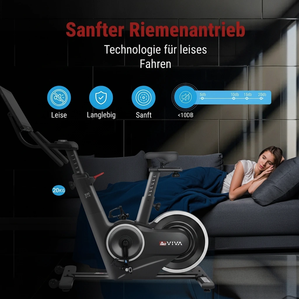 AsVIVA S20 – zachte, stille riemaandrijving