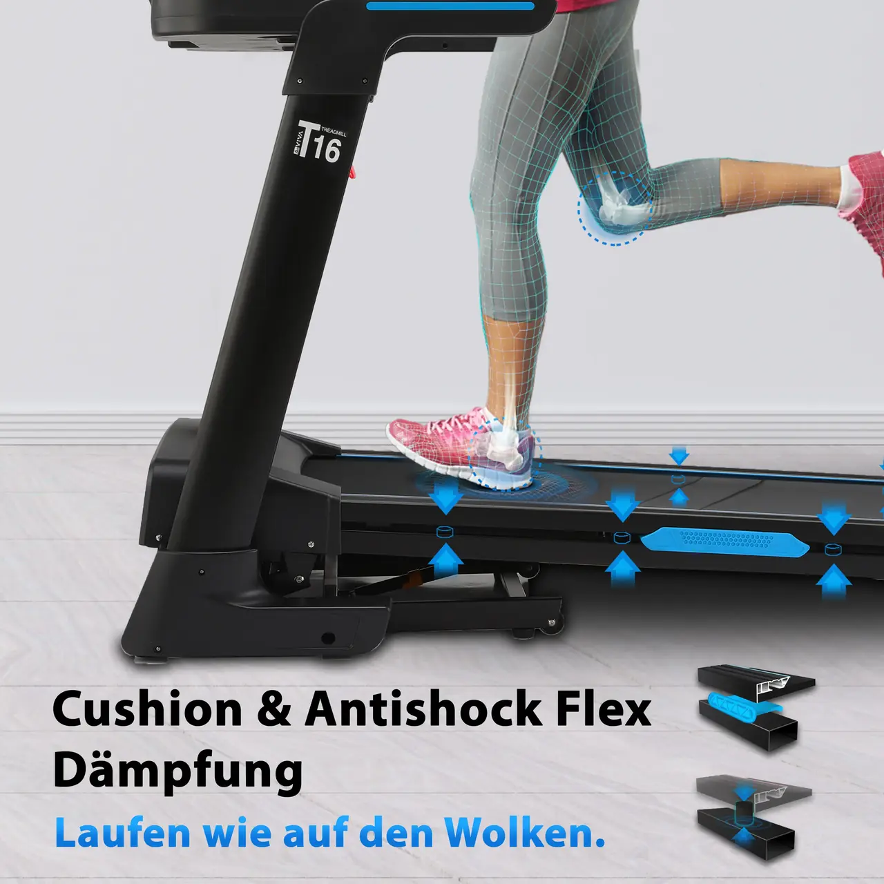 Cushion & Antishock Flex-demping – lopen als op wolken
