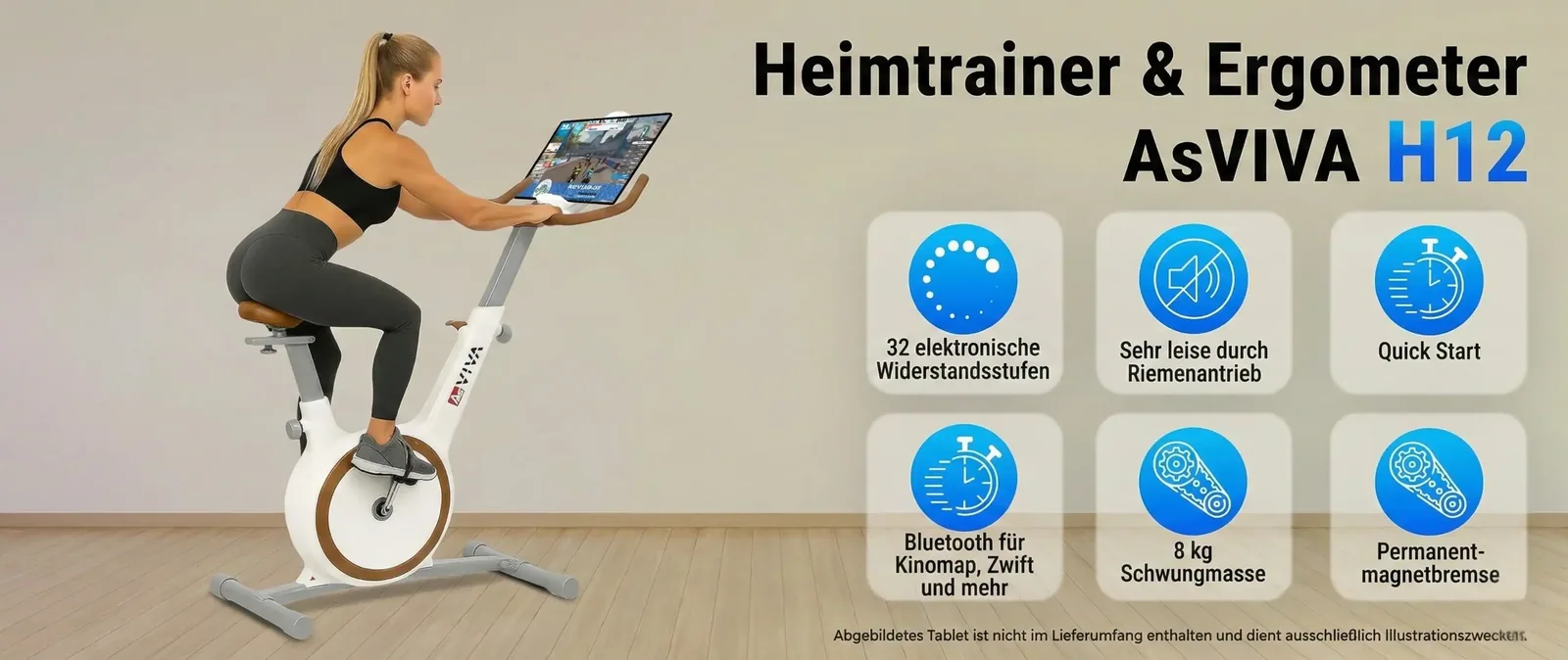 AsVIVA H12 Heimtrainer & Ergometer – Highlights im Überblick
