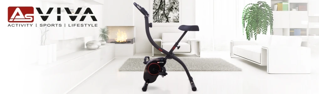 AsVIVA hometrainer H14 – inklapbare x-bike voor thuis