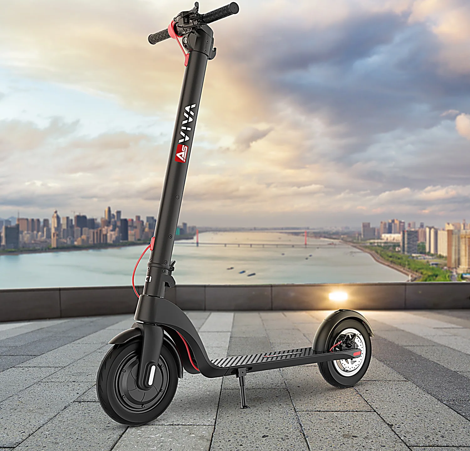 AsVIVA ES01 e-step – inklapbare elektrische step met kenmerken in overzicht