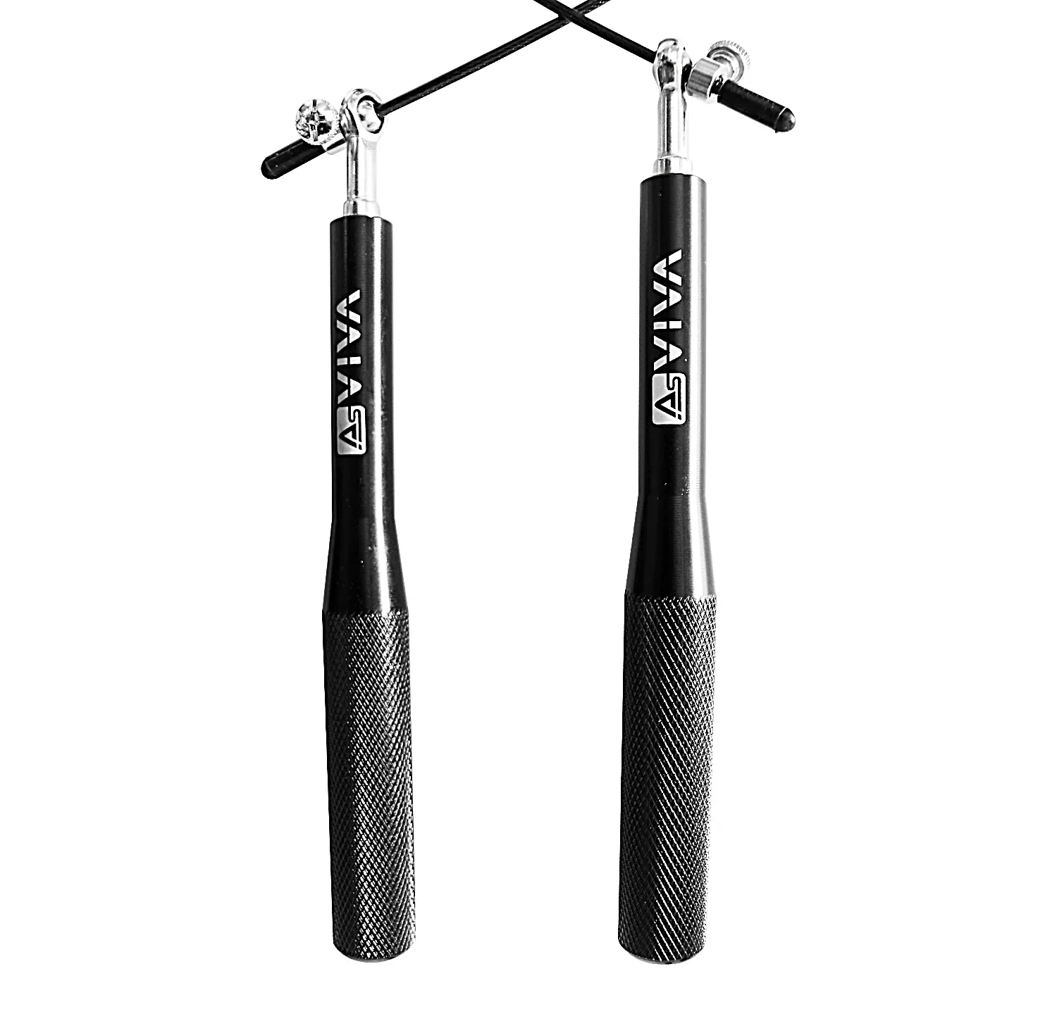 AsVIVA springtouw Dynamic JR2 – handgrepen, draaipunt en stalen kabel in overzicht