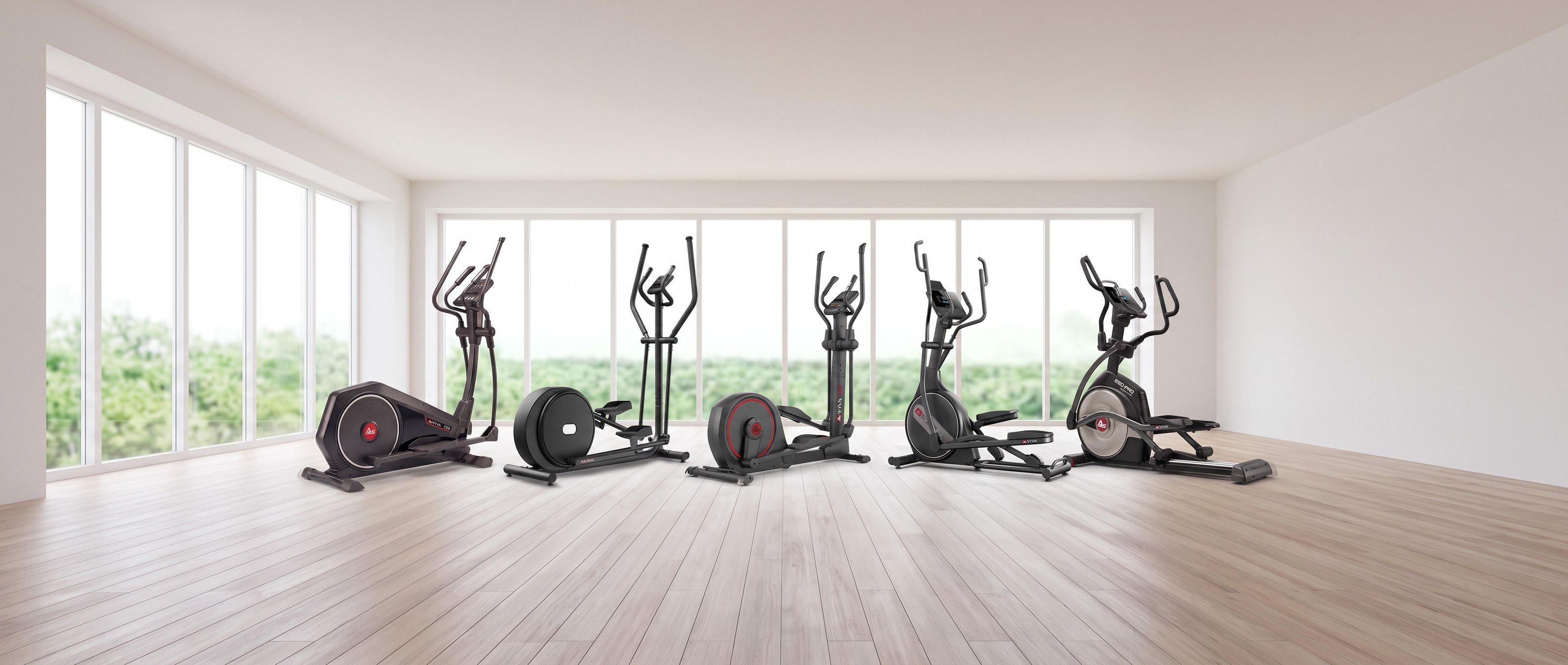 Crosstrainers C28, C29 Step, C29 Pro, E4 Pro en E50 vergeleken