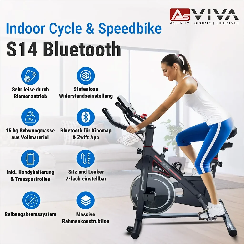 AsVIVA Indoor Cycle Dynamic S14 - NIEUW - Productweergave