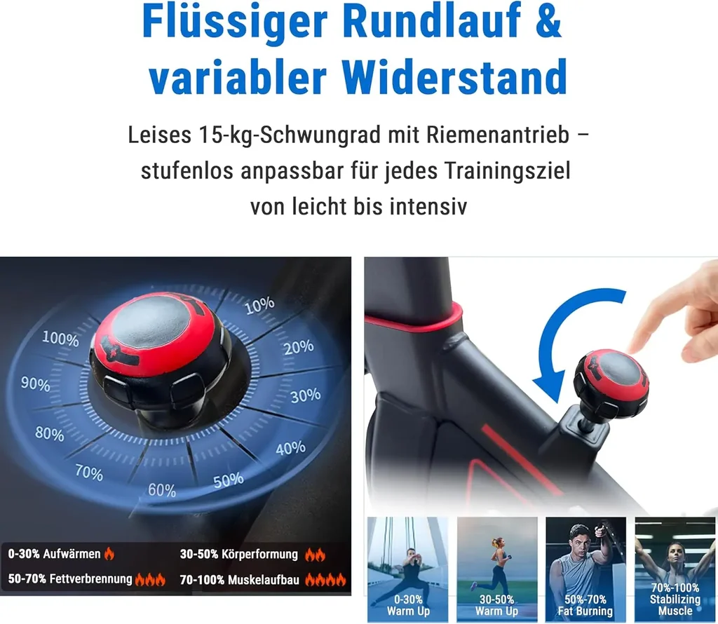 AsVIVA Indoor Cycle Dynamic S14 - NIEUW - Afmetingen
