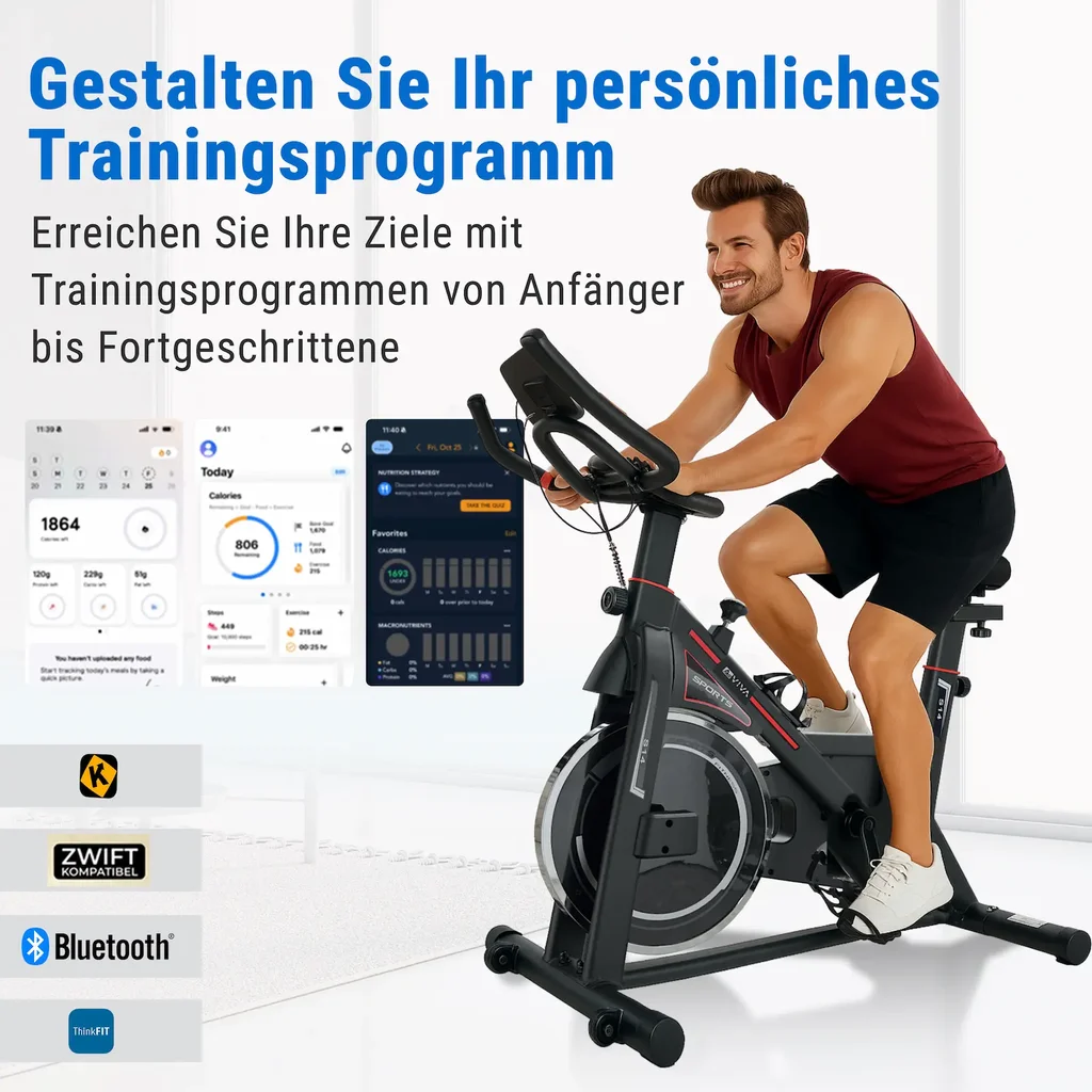 AsVIVA Indoor Cycle Dynamic S14 - NIEUW - App-compatibiliteit