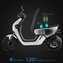 AsVIVA Elektro-Motorroller EM1 weiß - Produktansicht