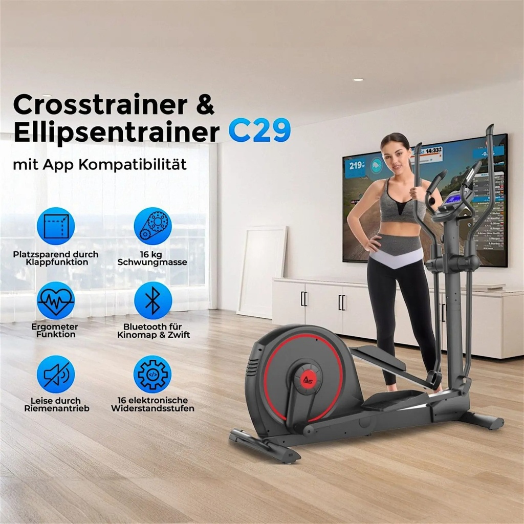 Crosstrainer C29 Pro – Ergometer Funktion Ausstattung
