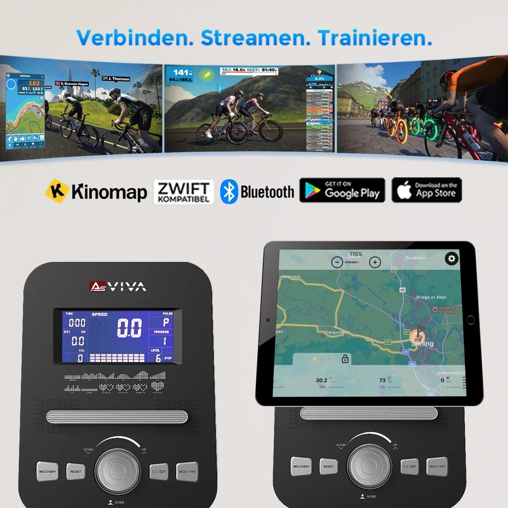 Crosstrainer C29 Pro – Ergometer Funktion Streaming