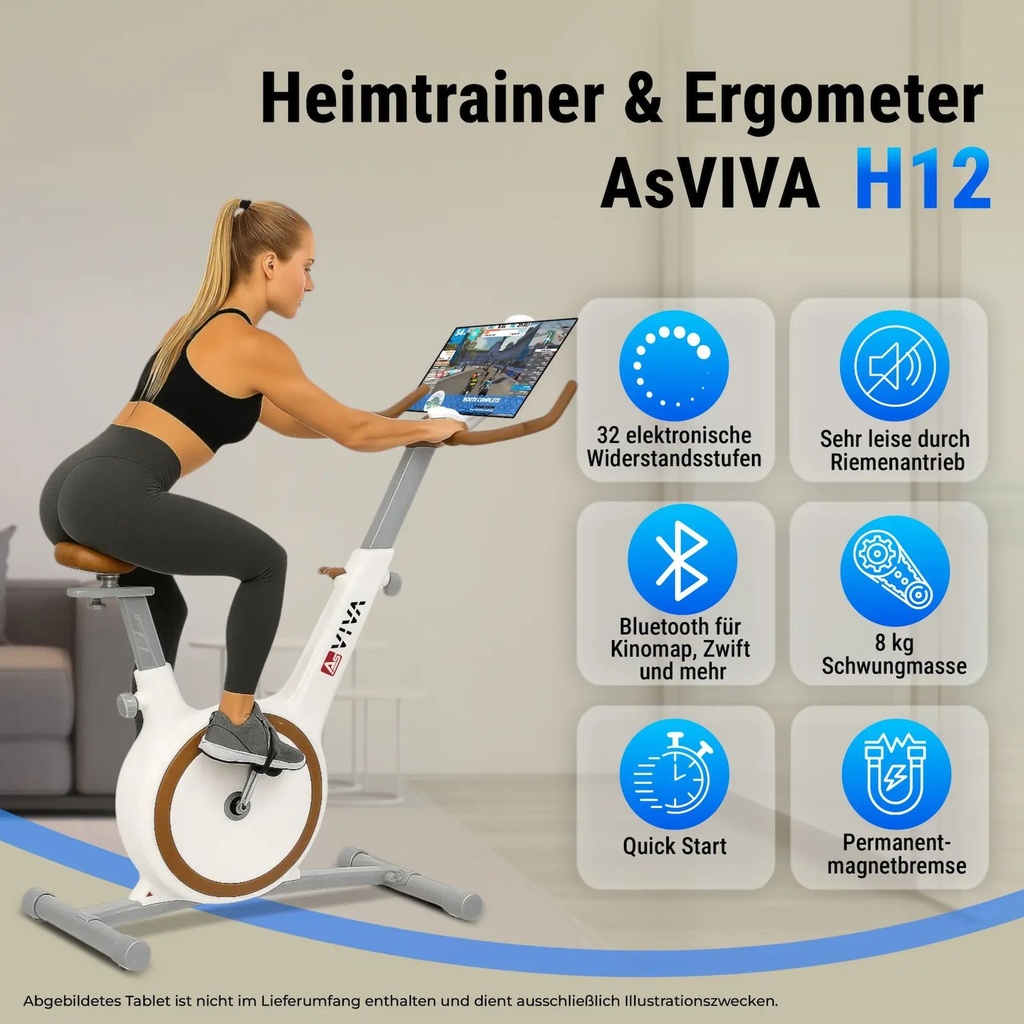 Ergometer Speedbike H12 – Heimtrainer Indoor Bike Ausstattung