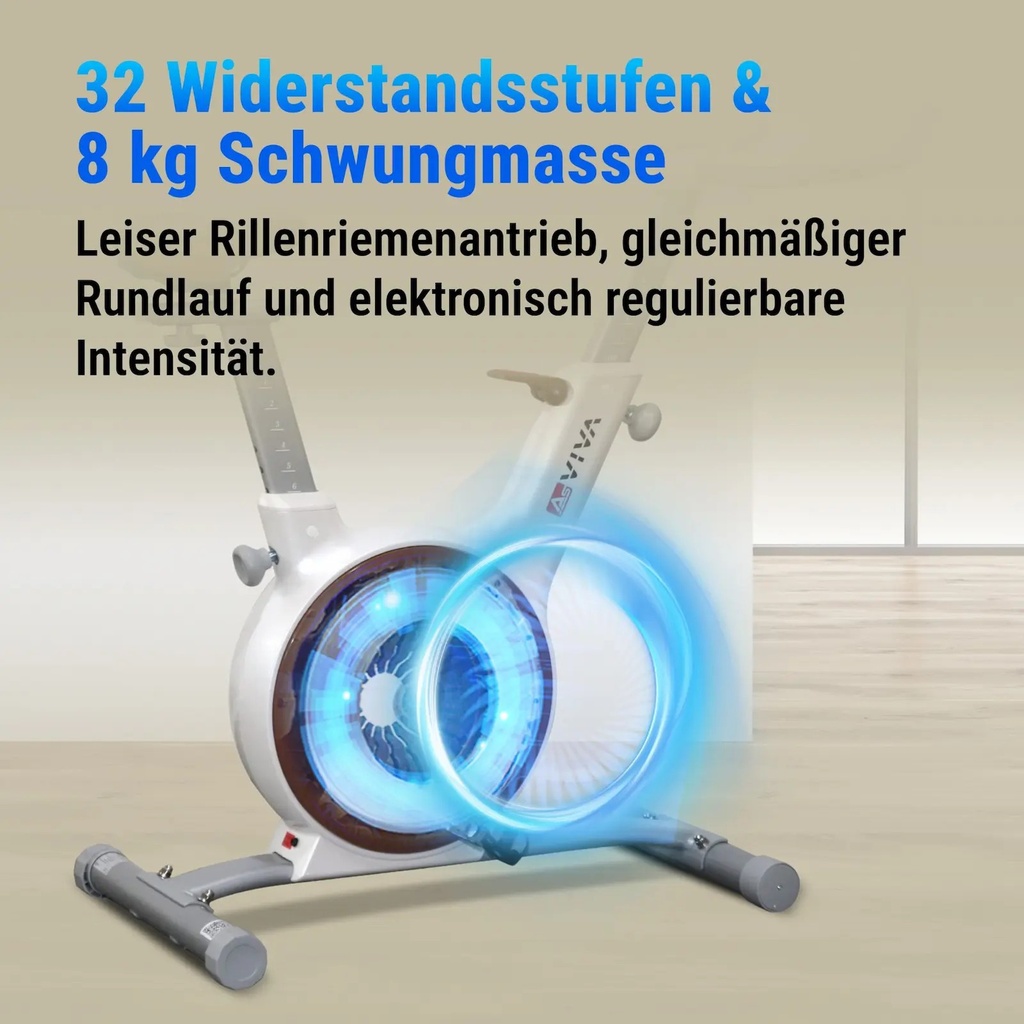 Ergometer Speedbike H12 – Heimtrainer Indoor Bike Schwungmasse