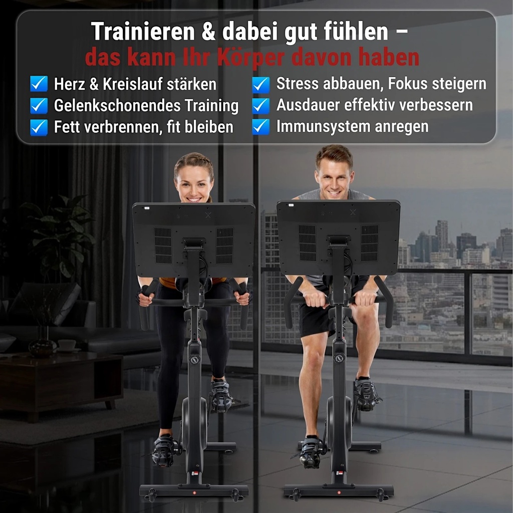 Speedbike Multimedia Studio Pro S20 – Indoor Cycle Vorteile