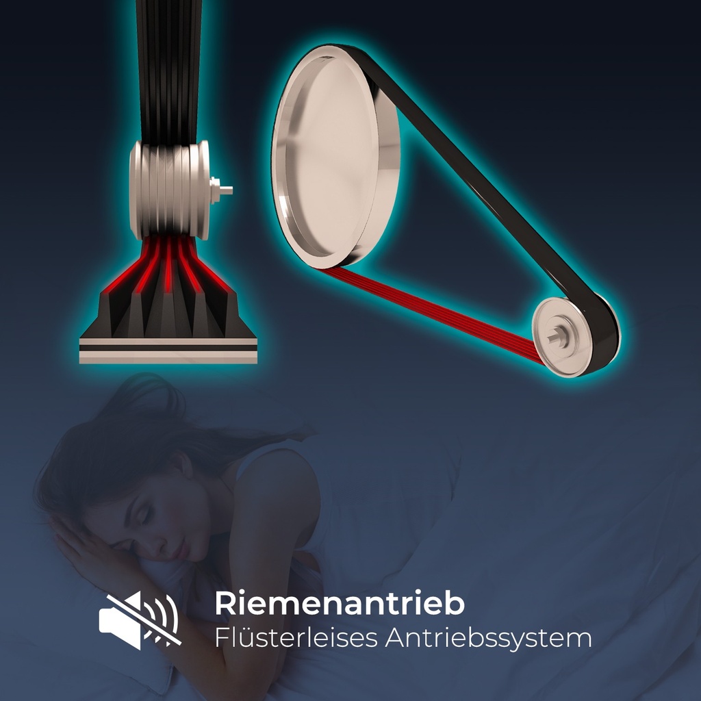 Ergometer Wi-Fi H21 Pro – Leiser Riemenantrieb