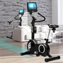 AsVIVA Ergometer Hometrainer H21 Pro Wi-Fi – transportwielen