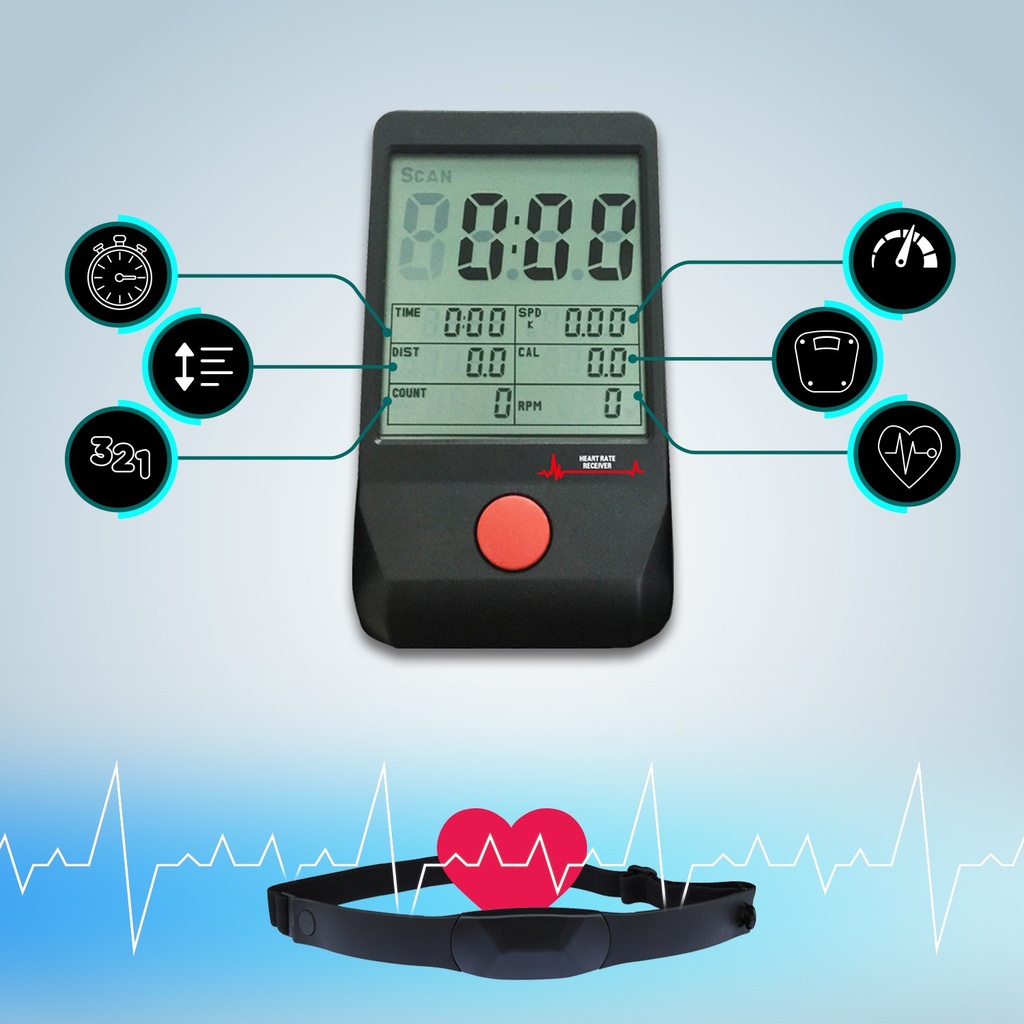 Rudergerät Magnetic Rower RA14 – Fitness Computer