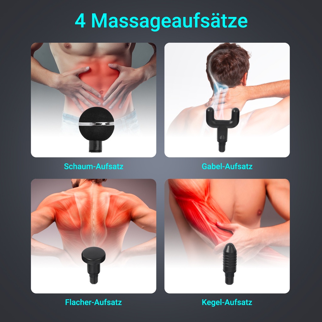 AsVIVA massagepistool MGN2 - Rose - Productweergave