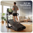 Groot 21,5 inch touch-display van de AsVIVA loopband T30 Pro Max Climb Marathon voor het bedienen van de training
