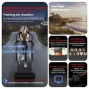 AsVIVA loopband T30 Pro Max Climb Marathon met verbinding met populaire fitness-apps voor interactieve training