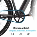 AsVIVA E-Bike BC1B – 28" Urban Citybike – Riemaandrijving