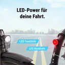 AsVIVA E-Bike BC1B – 28" Urban Citybike – LED-verlichting & verlichting