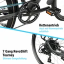 AsVIVA Urban City E-Bike BC1C – 28 inch – Kettingaandrijving