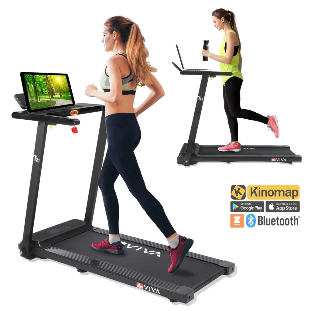 AsVIVA 2in1 – Walk & Run Loopband T21 – Compacte bouwwijze (2)