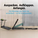 AsVIVA 2in1 – Walk & Run Loopband T21 – Compacte bouwwijze & montage