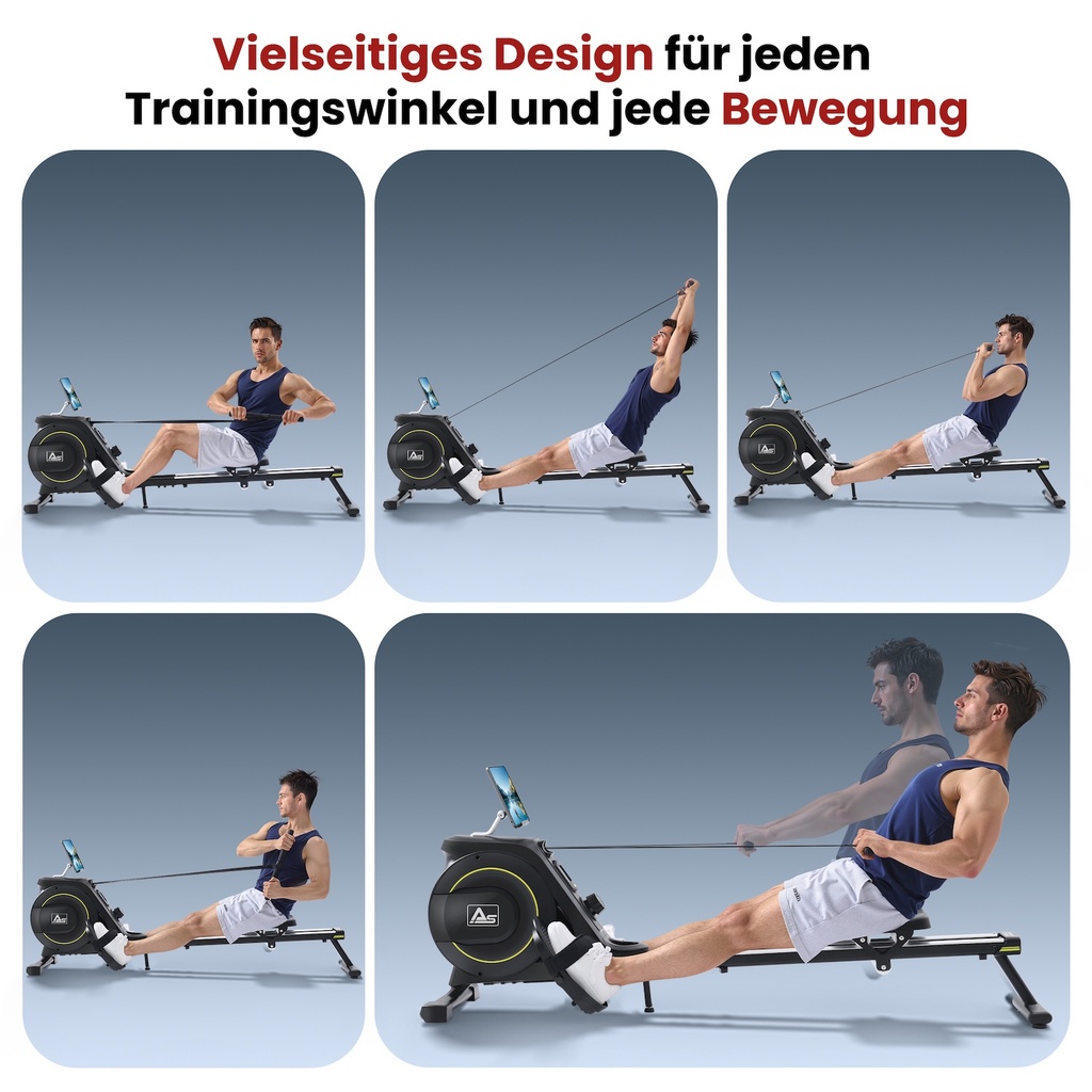 AsVIVA Roeimachine RA11 Magnetic – Magnetisch remsysteem & training