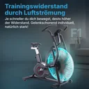 AsVIVA Air Bike semi-professionele hometrainer F1 – Luchtweerstand (3)