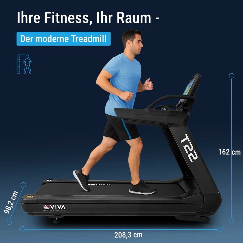 Laufband Studio Pro T22 – Maße