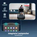 Geïntegreerde luidsprekers op het consoledisplay van de AsVIVA loopband T22 Studio Pro