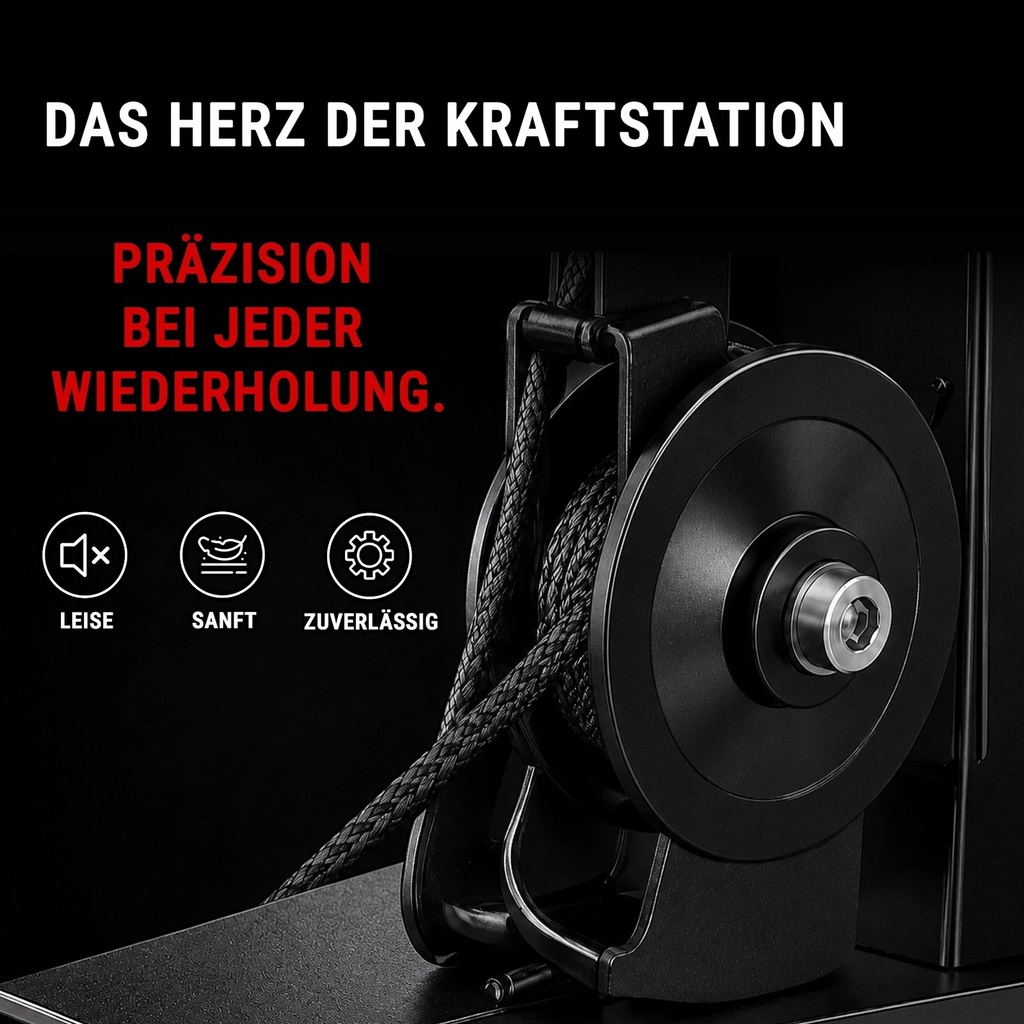 Kraftstation Multi-Gym MG5 Pro – Umlenkrollen Kabelzug