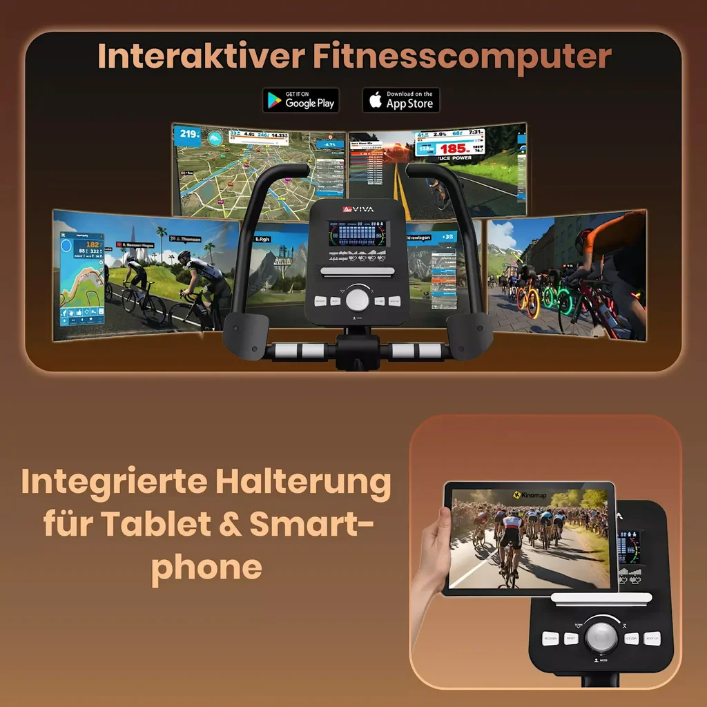 Interactieve fitnesscomputer & tablethouder