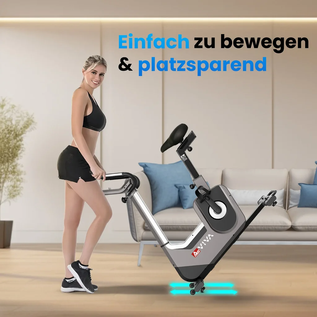 Ergometer Studio Pro H25 – Heimtrainer Transportrollen
