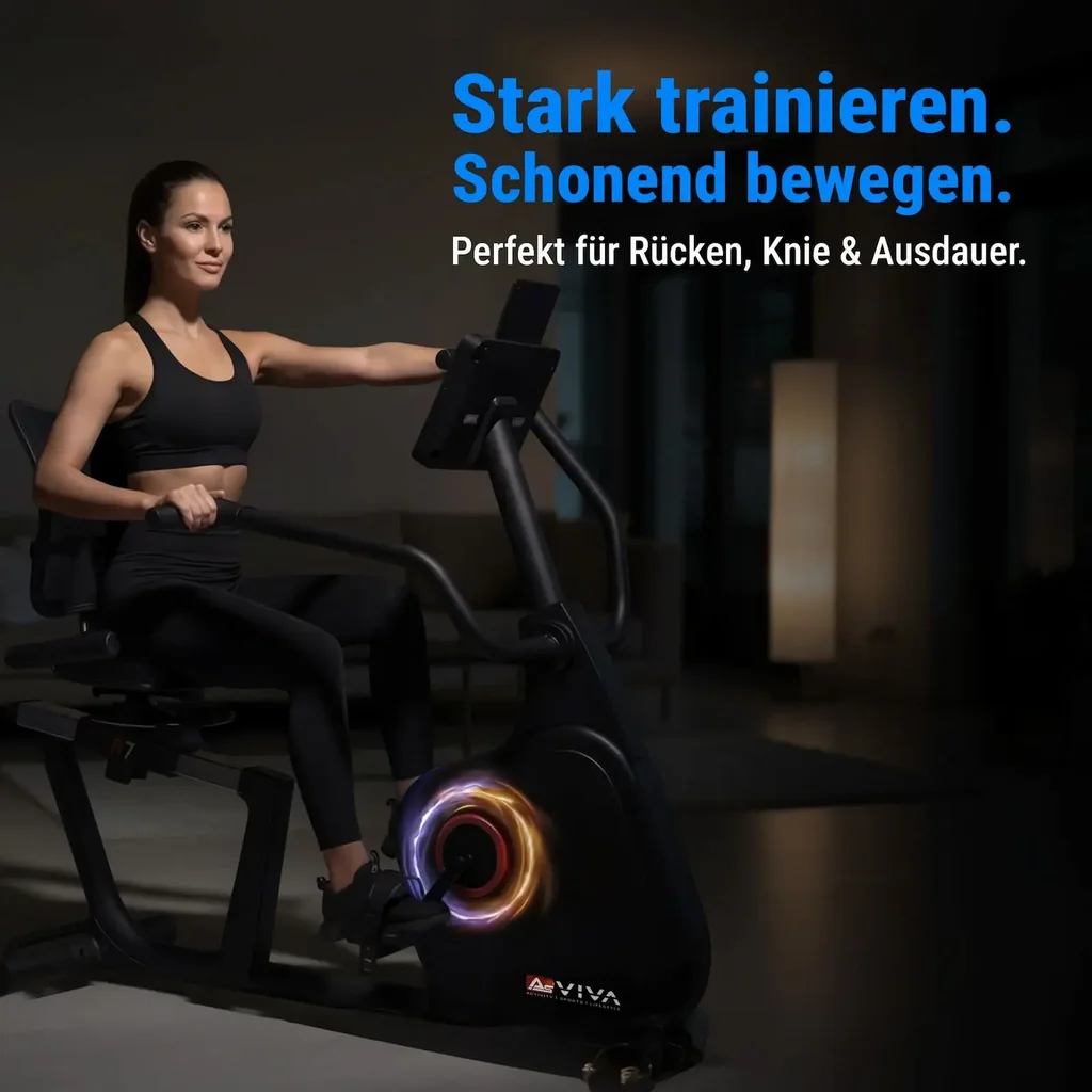 AsVIVA 2in1 Lig-ergometer met armtrainer R7 – Weergave 2