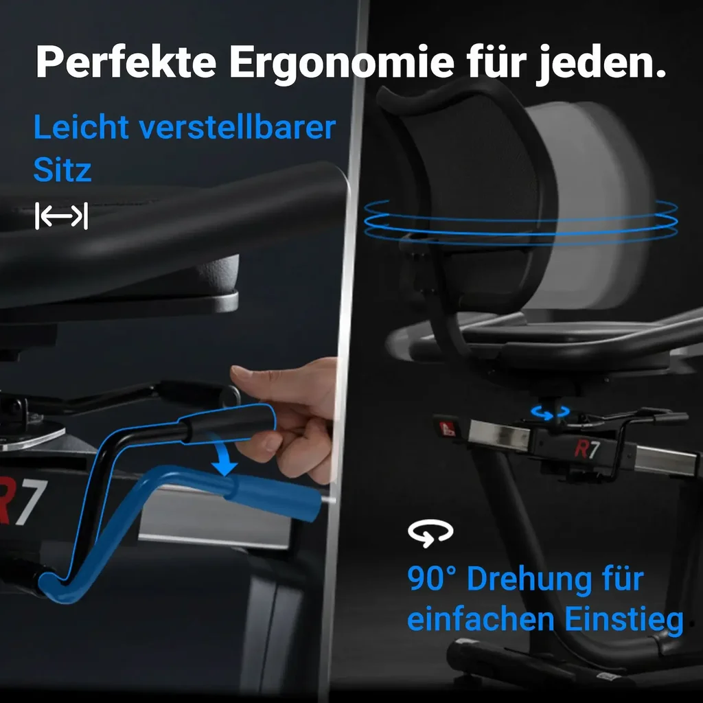 AsVIVA 2in1 Lig-ergometer met armtrainer R7 – Weergave 10