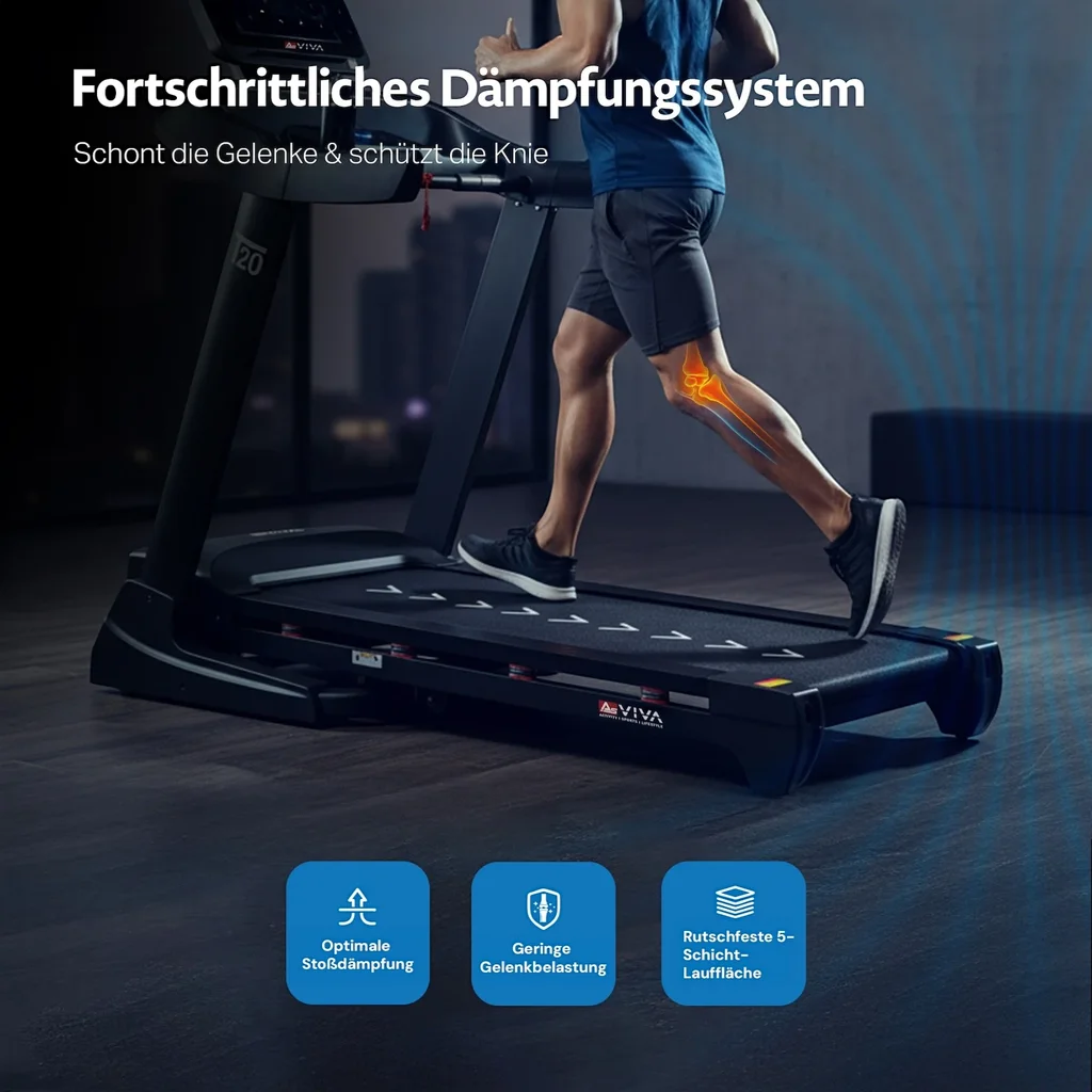 AsVIVA loopband T20 Cardio Pro Runner – Weergave 5
